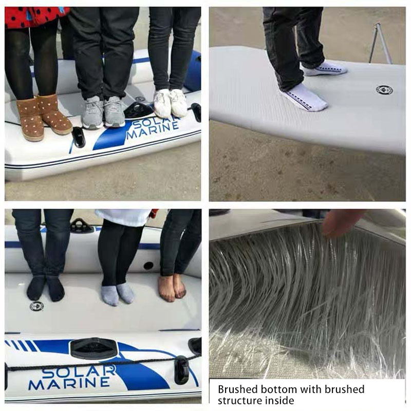 Gonfiabili per barche da pesca professionali 3M Kayak Barche laminate laminate resistenti all'usura per sport acquatici da 4 a 5 persone per canottaggio in PVC